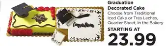 Food 4 Less Graduation Decorated Cake offer