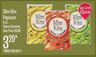 Jewel-Osco Slim Kim Popcorn offer