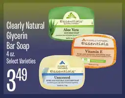 Jewel-Osco Clearly Natural Glycerin Bar Soap offer