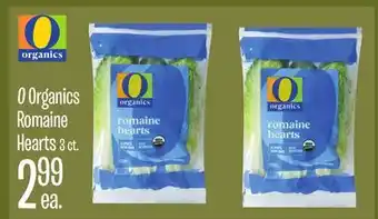 Jewel-Osco O Organics Romaine Hearts offer