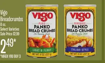 Jewel-Osco Vigo Breadcrumbs offer