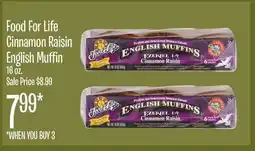 Jewel-Osco Food For Life Cinnamon Raisin English Muffin offer