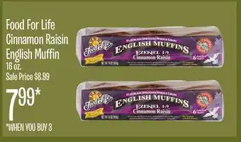 Jewel-Osco Food For Life Cinnamon Raisin English Muffin offer