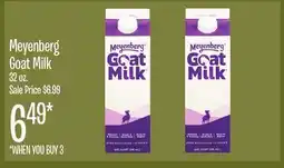 Jewel-Osco Meyenberg Goat Milk offer