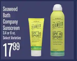 Jewel-Osco Seaweed Bath Company Sunscreen offer