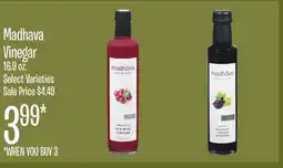 Jewel-Osco Madhava Vinegar offer