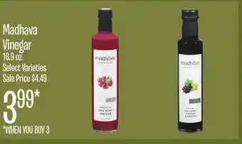 Jewel-Osco Madhava Vinegar offer