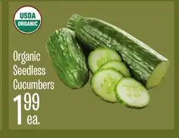 Jewel-Osco Organic Seedless Cucumbers offer