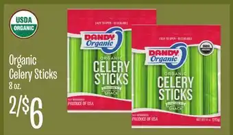 Jewel-Osco Organic Celery Sticks offer