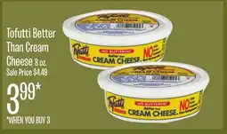 Jewel-Osco Tofutti Better Than Cream Cheese offer