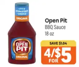 Tony’s Fresh Market Open Pit BBQ Sauce offer