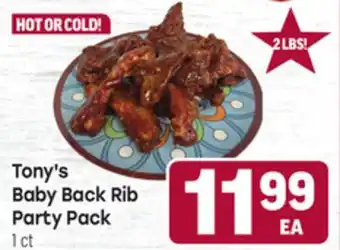 Tony’s Fresh Market Tony's Baby Back Rib Party Pack offer