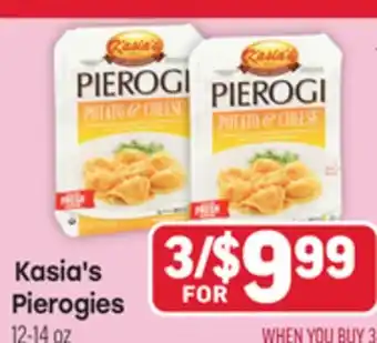 Tony’s Fresh Market Kasia's Pierogies offer