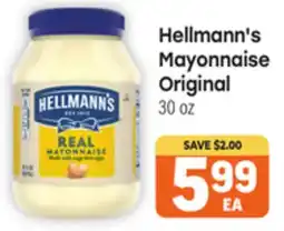 Tony’s Fresh Market Hellmann's Mayonnaise Original offer