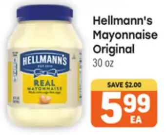 Tony’s Fresh Market Hellmann's Mayonnaise Original offer