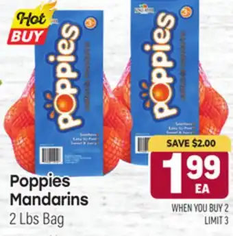 Tony’s Fresh Market Poppies Mandarins offer