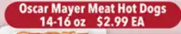 Tony’s Fresh Market Oscar Mayer Meat Hot Dogs offer