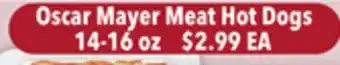 Tony’s Fresh Market Oscar Mayer Meat Hot Dogs offer