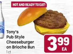 Tony’s Fresh Market Tony's Pub Style Cheeseburger on Brioche Bun offer