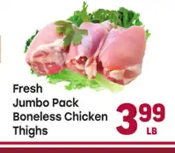 Tony’s Fresh Market Fresh Jumbo Pack Boneless Chicken Thighs offer