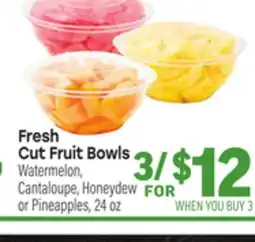 Tony’s Fresh Market Fresh Cut Fruit Bowls offer
