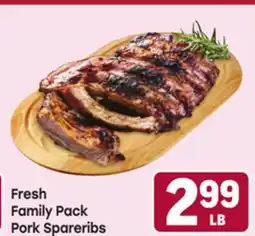 Tony’s Fresh Market Fresh Family Pack Pork Spareribs offer