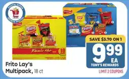 Tony’s Fresh Market Frito Lay's Multipack offer
