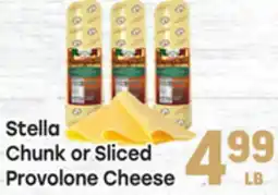 Tony’s Fresh Market Stella Chunk or Sliced Provolone Cheese offer