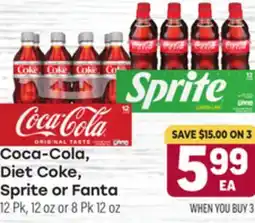 Tony’s Fresh Market Coca-Cola, Diet Coke, Sprite or Fanta offer