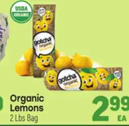Tony’s Fresh Market Organic Lemons offer