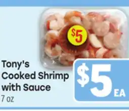 Tony’s Fresh Market Tony's Cooked Shrimp with Sauce offer