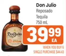 Tony’s Fresh Market Don Julio Reposado Tequila offer