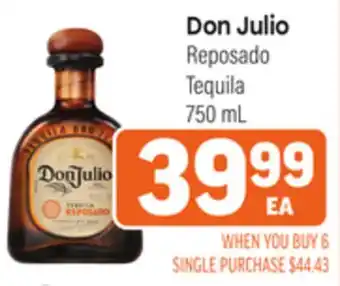 Tony’s Fresh Market Don Julio Reposado Tequila offer
