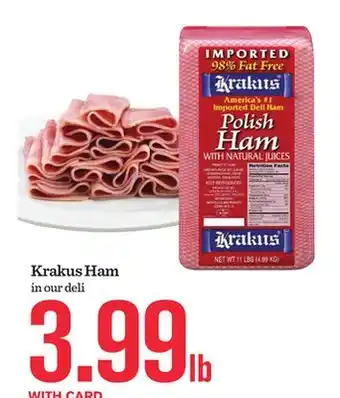 Mariano's Krakus Ham offer