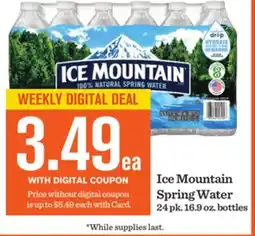 Mariano's Ice Mountain Spring Water offer