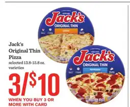 Mariano's Jack's Original Thin Pizza offer