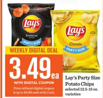 Mariano's Lay's Party Size Potato Chips offer