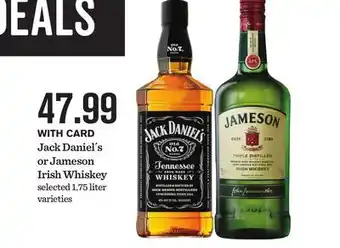 Mariano's Jack Daniel´s or Jameson Irish Whiskey offer