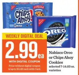 Mariano's Nabisco Oreo or Chips Ahoy Cookies offer