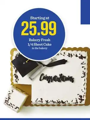 Mariano's Bakery Fresh 1/4 Sheet Cake offer