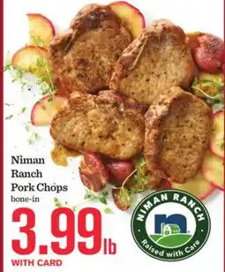 Mariano's Niman Ranch Pork Chops offer