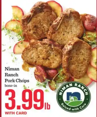 Mariano's Niman Ranch Pork Chops offer