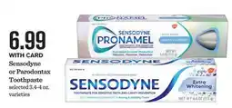 Mariano's Sensodyne or Parodontax Toothpaste offer