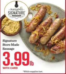 Mariano's Signature Store Made Sausage offer