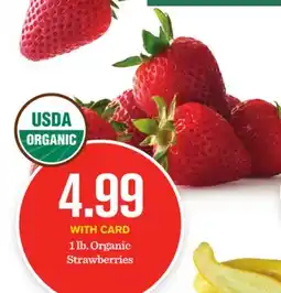 Mariano's 1 lb. Organic Strawberries offer