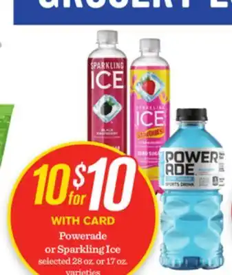 Mariano's Powerade or Sparkling Ice offer