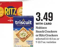 Mariano's Nabisco Snack Crackers or Ritz Crackers offer