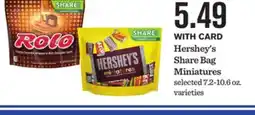 Mariano's Hershey's Share Bag Miniatures offer