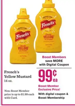 Mariano's French's yellow mustard offer