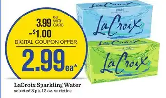 Mariano's LaCroix Sparkling Water offer
